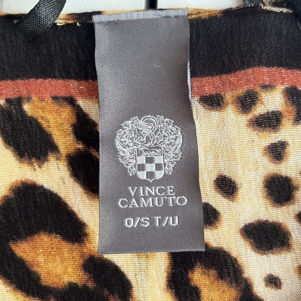Vince Camuto Leopard Print Open Topper Kimono Sha… - image 4